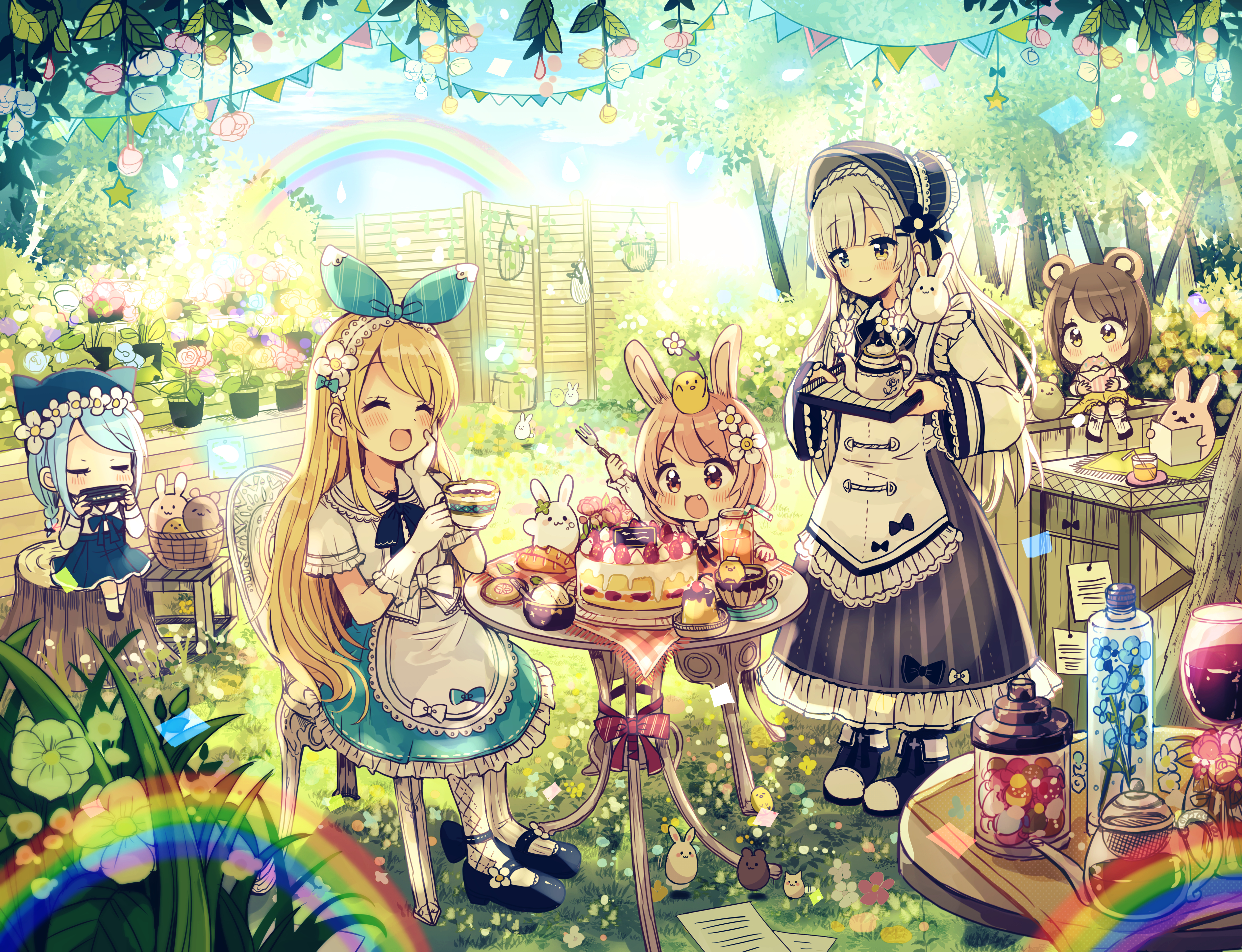 Alice S Tea Party Alice In Wonderland Awwnime