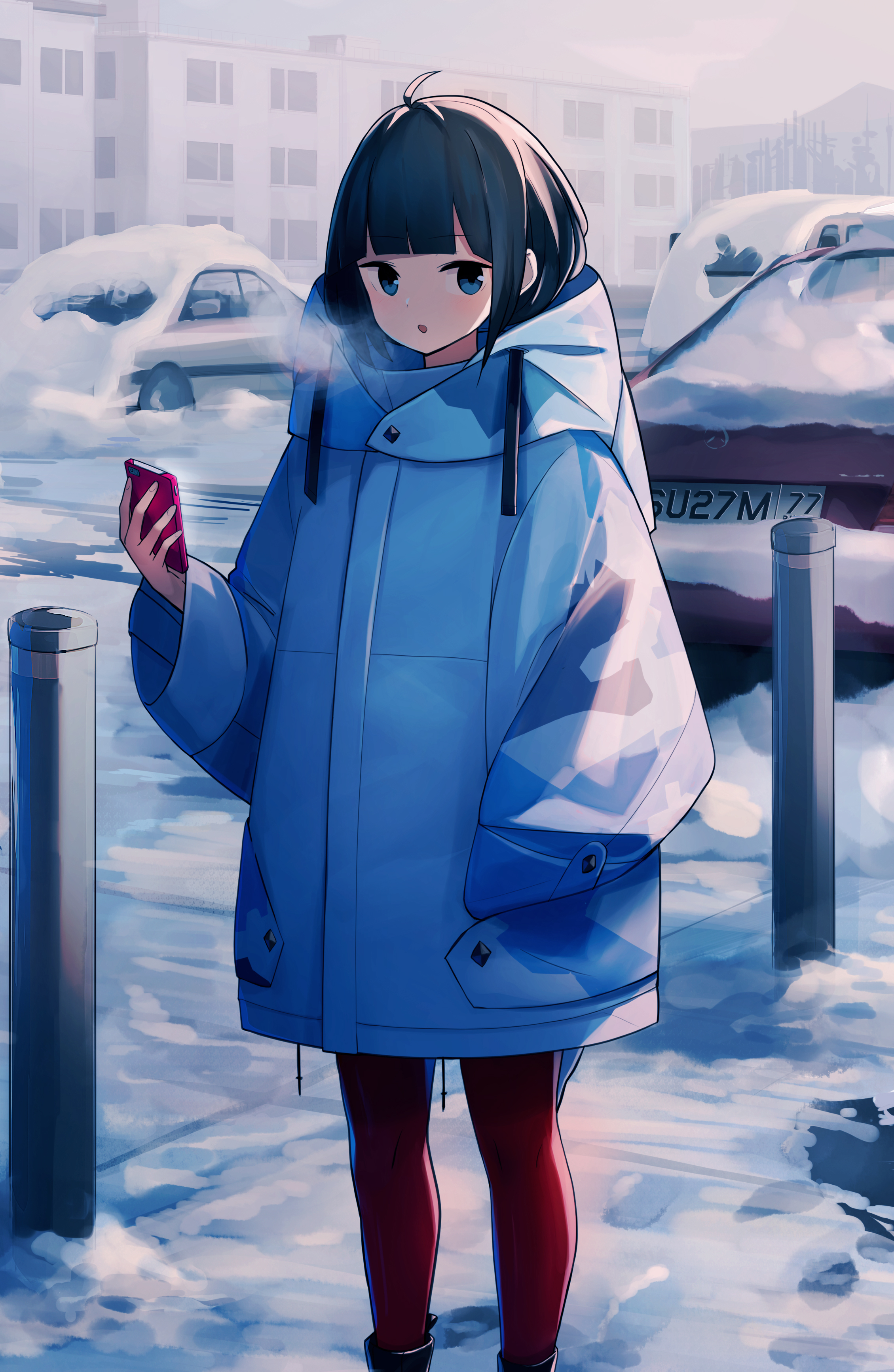 Coat. [Artist's original] : r/awwnime