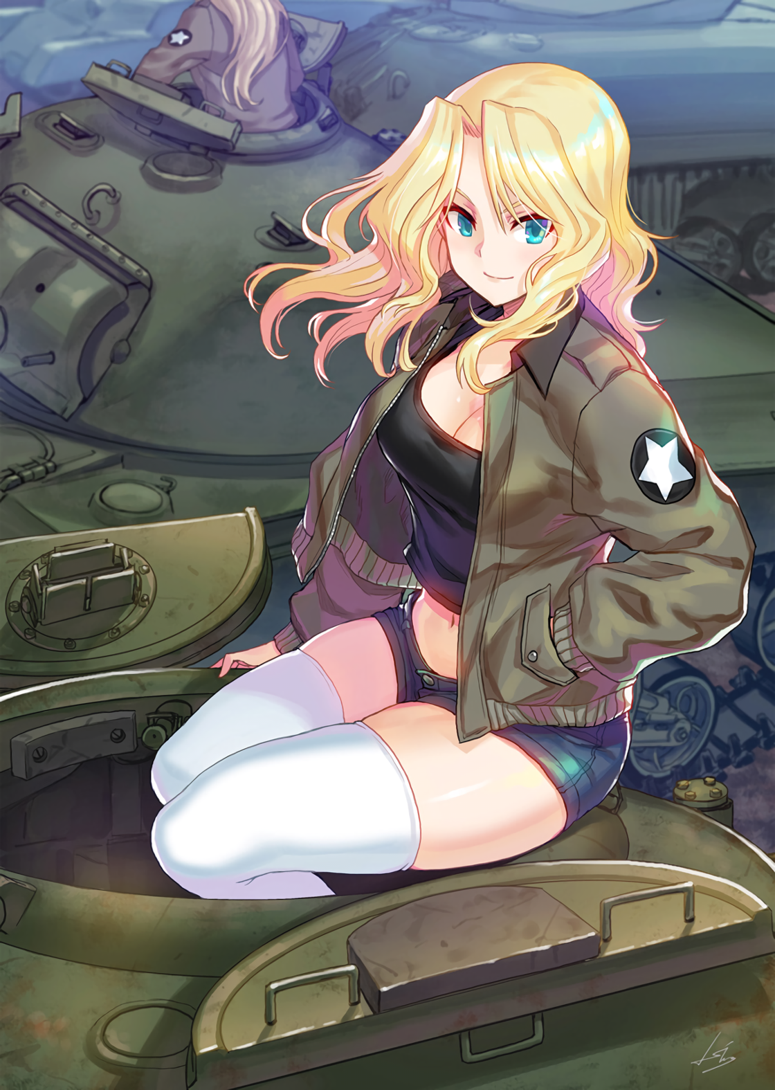 Glorious Kay Girls Und Panzer Rzettairyouiki