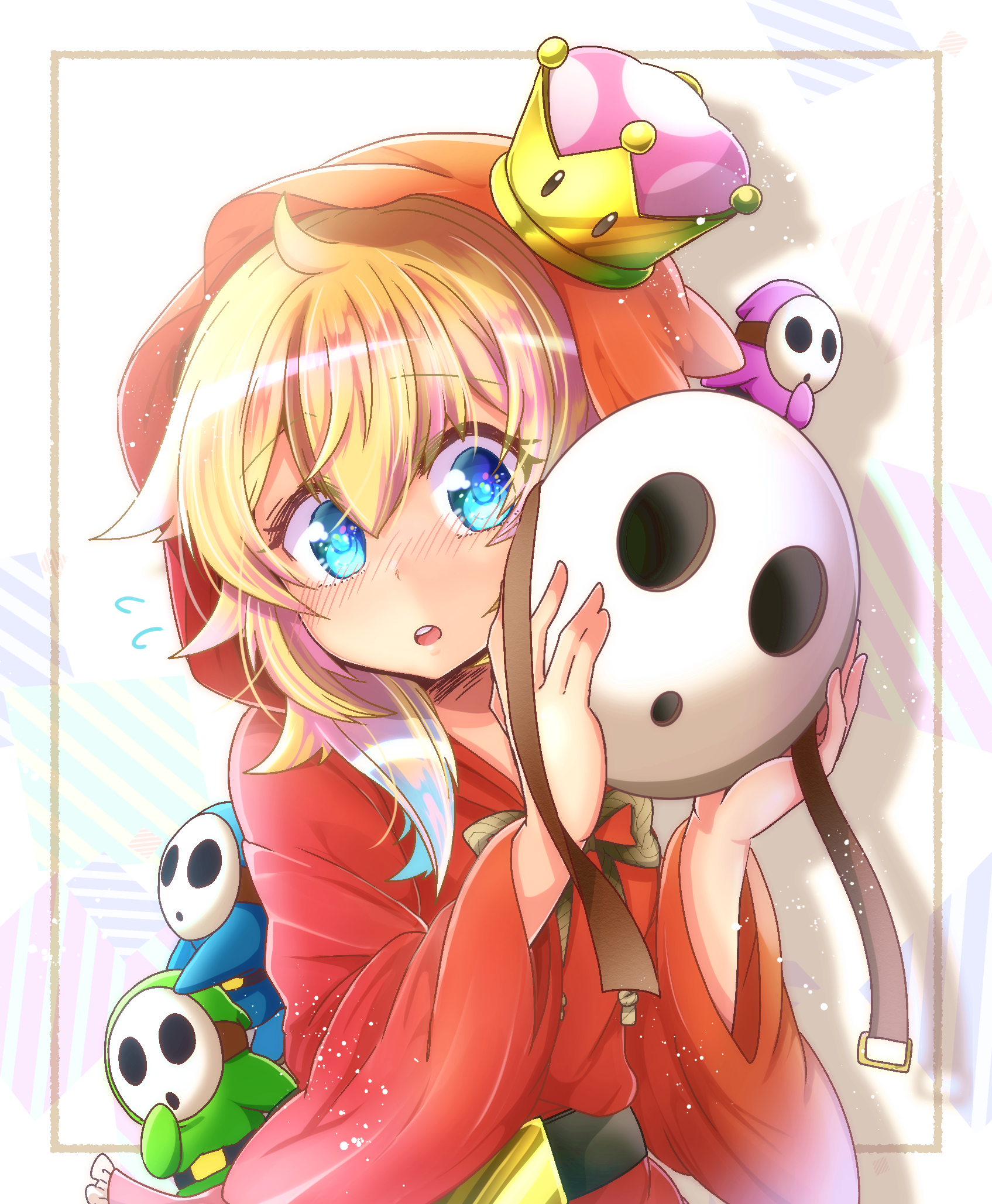 Shy Gal Mario Series Awwnime