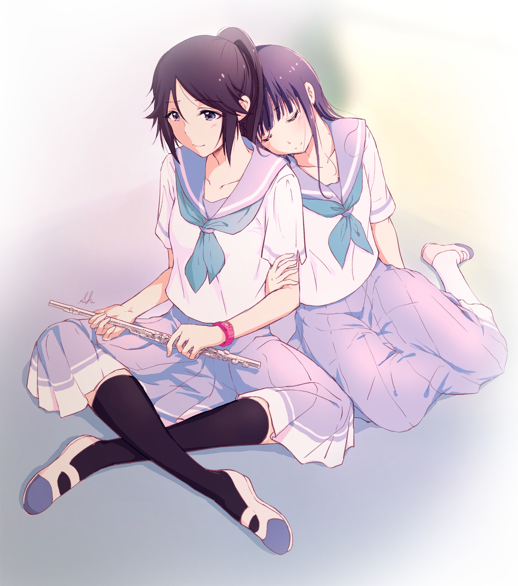 Resting NozoMizo. [Hibike! Euphonium] : r/awwnime