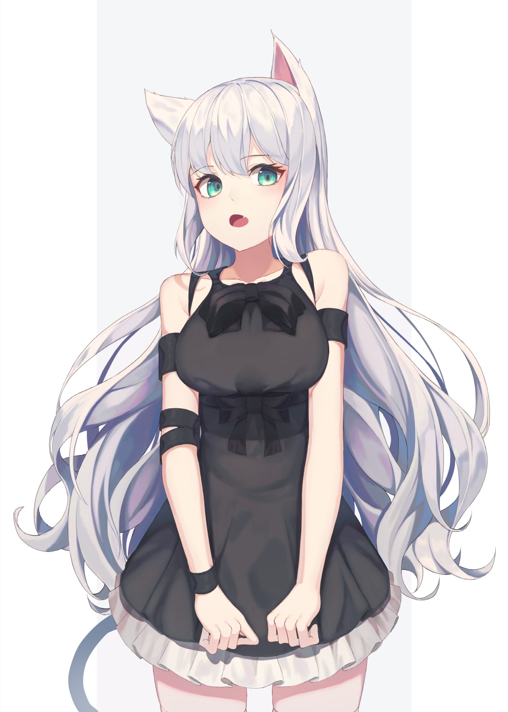 Silver hair [Original] : r/kemonomimi