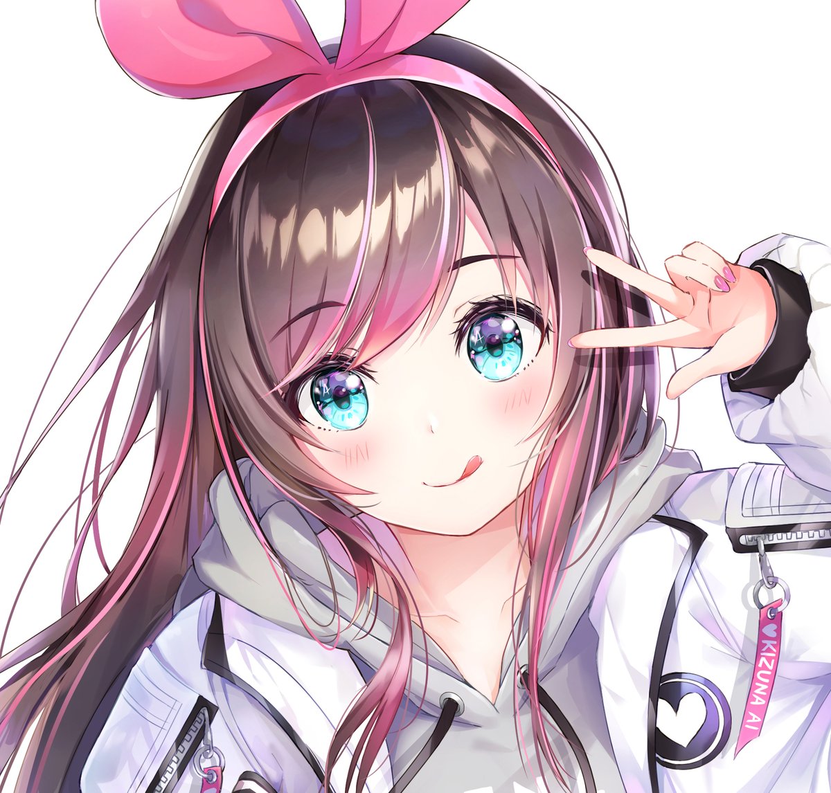 Anime Anime Girls Virtual Youtuber Kizuna Kizuna Ai H