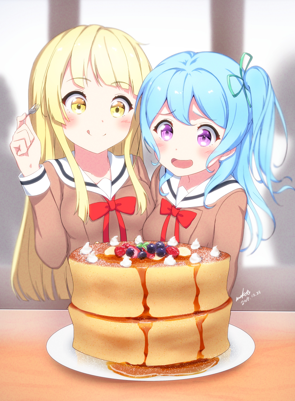 Two pancakes are sufficient. [BanG Dream!] : r/awwnime