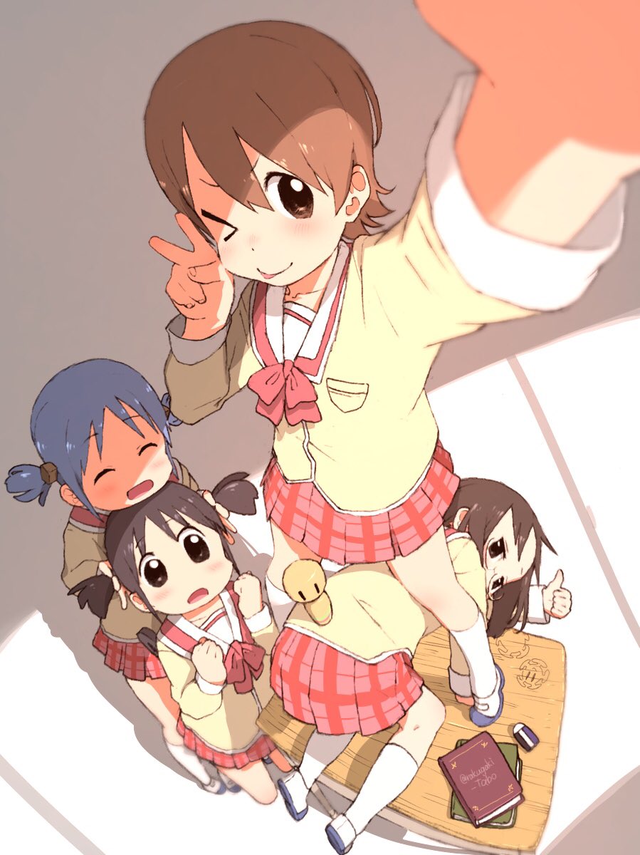 The Perfect Angle for a Photo [Nichijou]