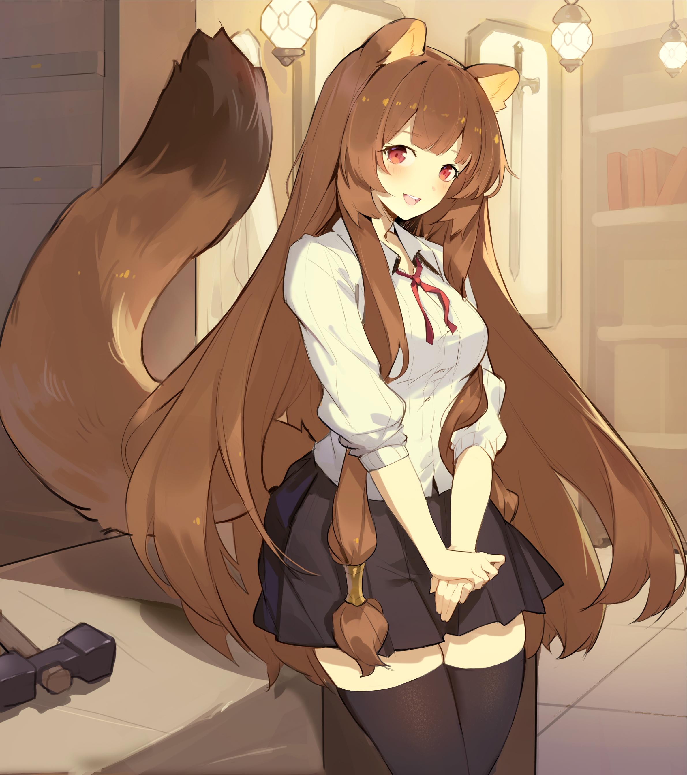 Cute Tanuki girl Raphtalia: Tate no Yuusha no Nariagari art