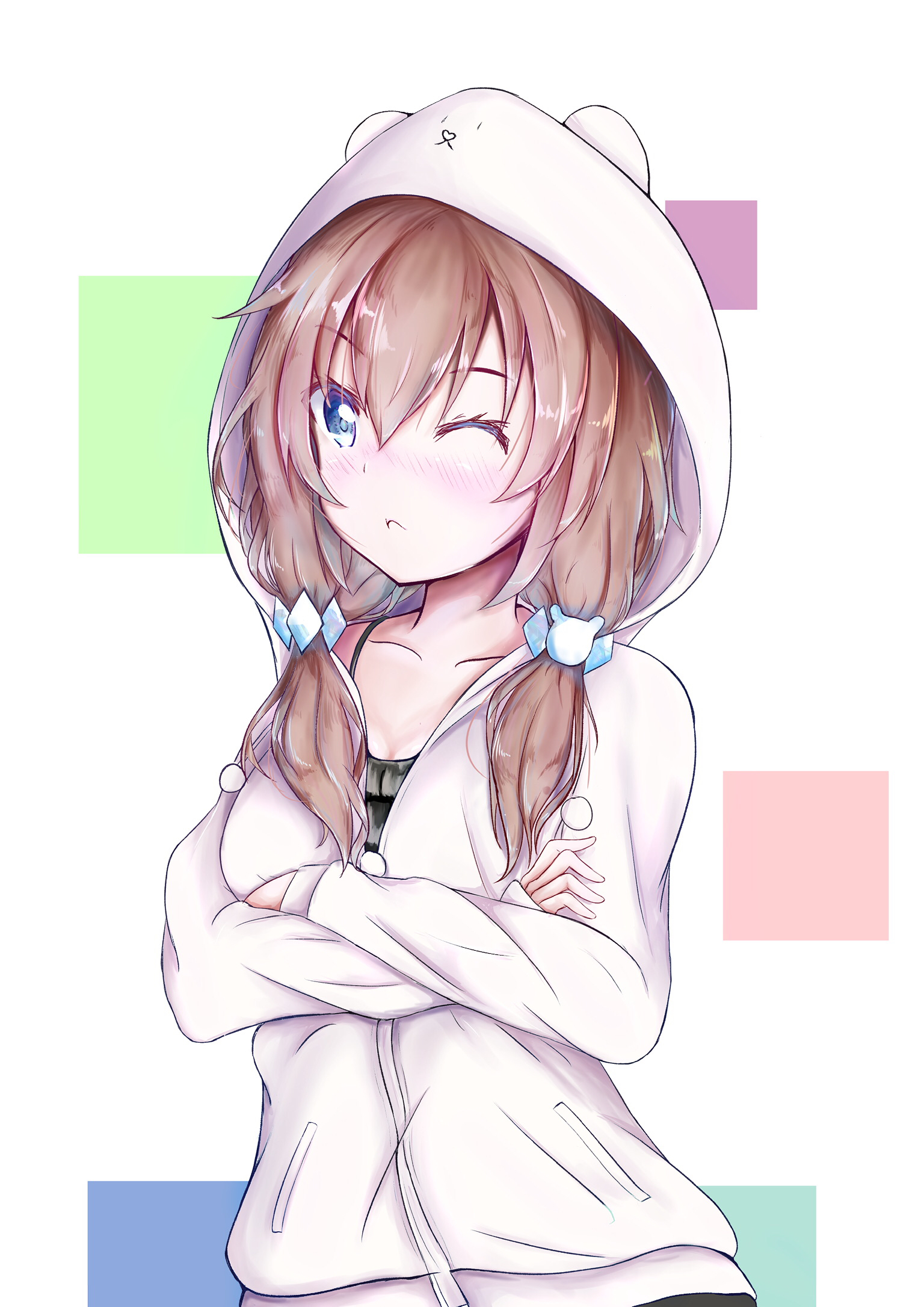 Watchers, Animated Girl Wearing Hoodie Illustration, 47 OFF