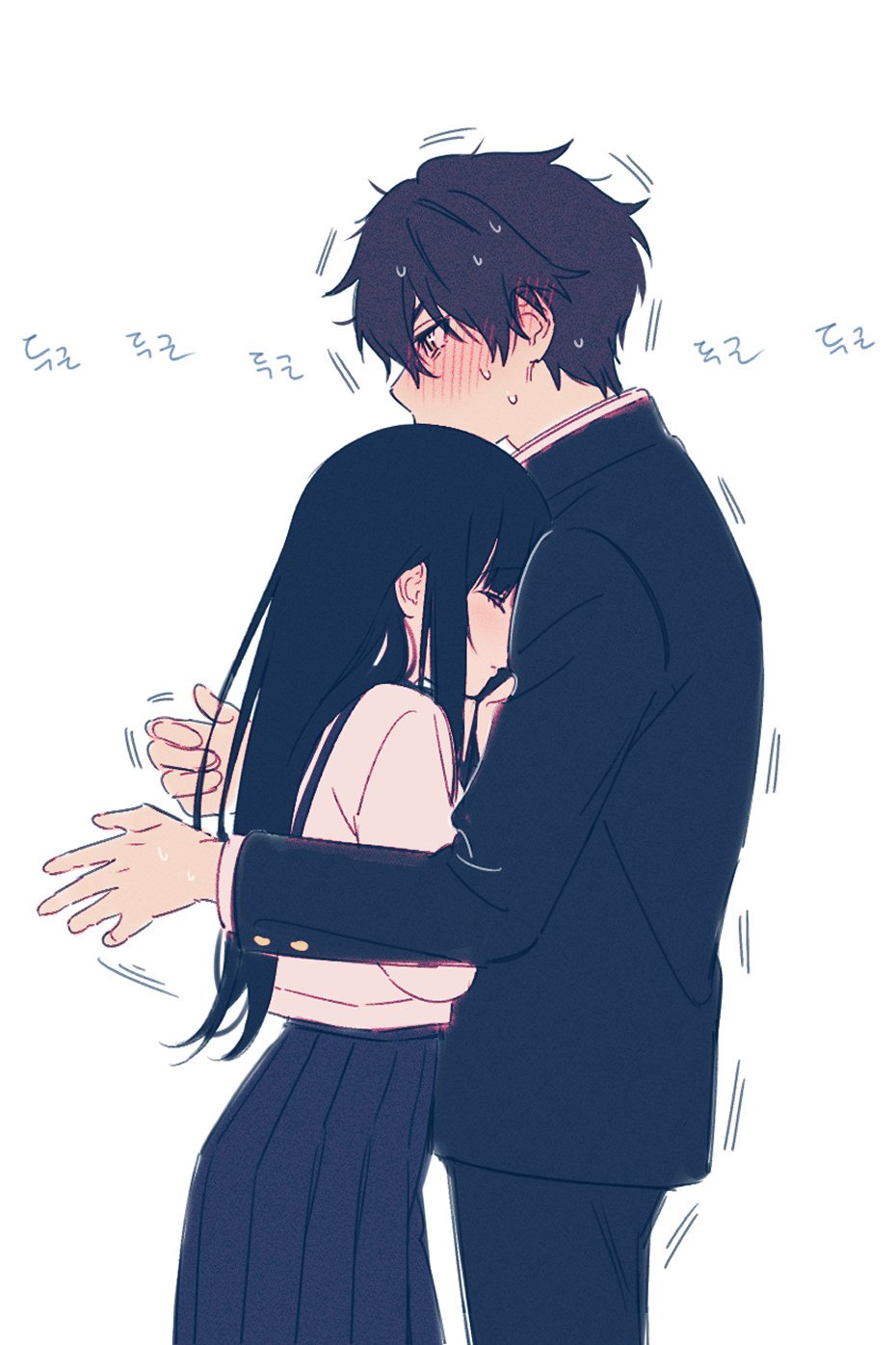 Hug [Hyouka] : r/awwnime