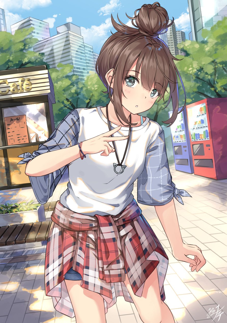 Shirt around waist [Original] : r/awwnime