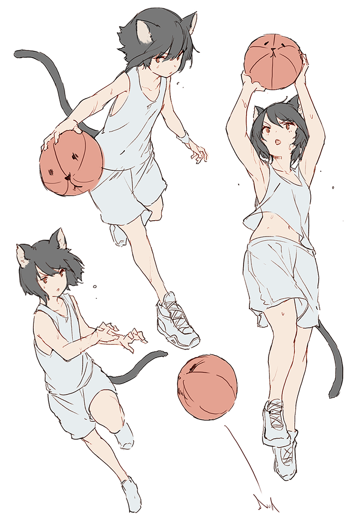 Basketball catgirl [Original]