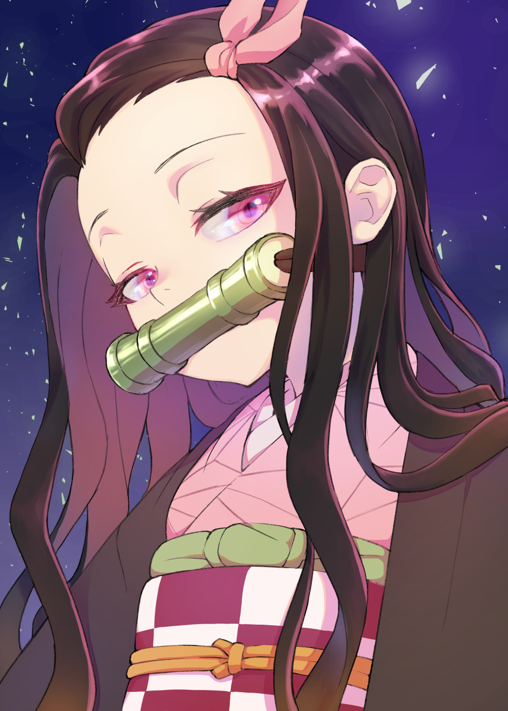 Smug Nezuko [Kimetsu no Yaiba] : r/awwnime