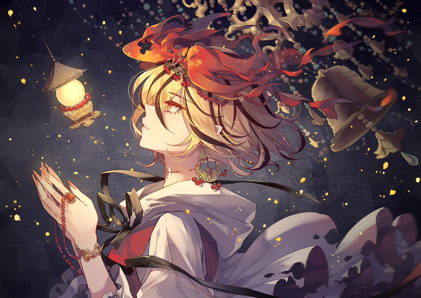 Anime art that is abstract, surreal, or just beautiful.