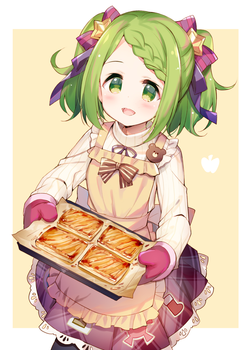 Kazaki's apple pastries. [Nijisanji]