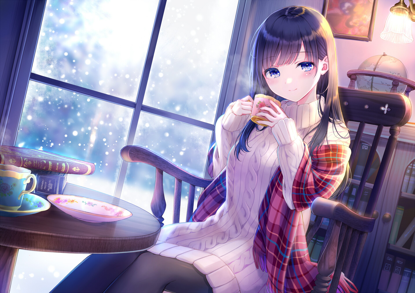 Nee-san on a snowy day [Original]