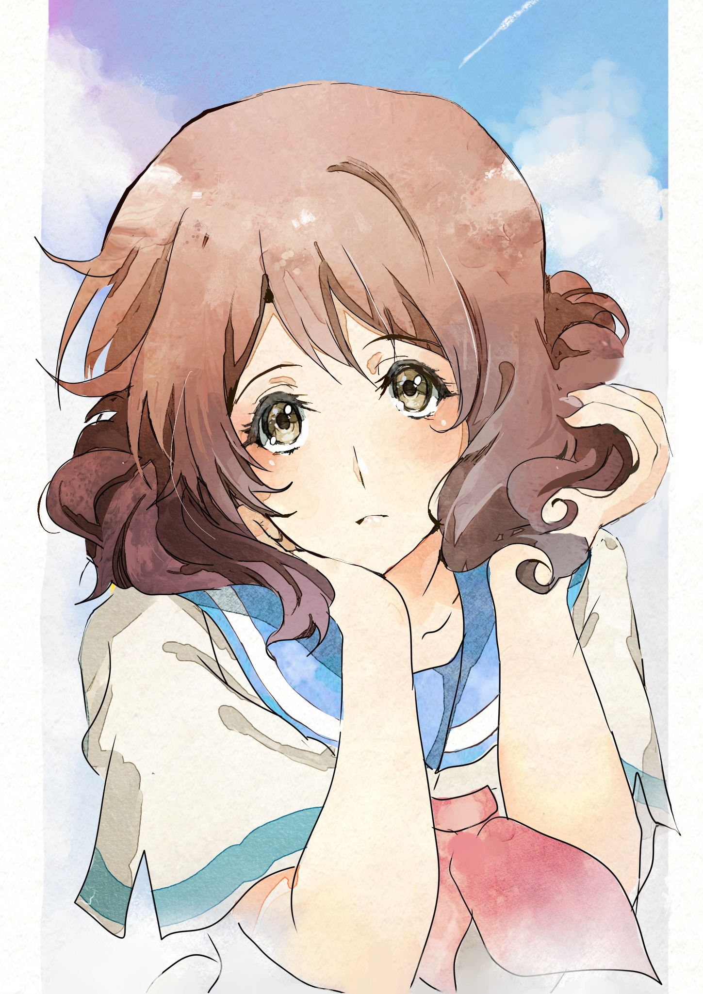 Fluffy thoughts. [Hibike! Euphonium] : r/awwnime