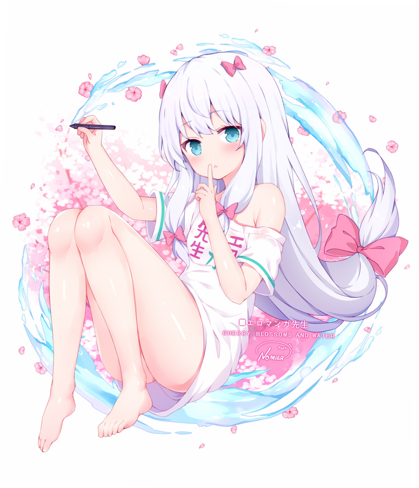 Water and Cherry Blossoms [Eromanga Sensei]