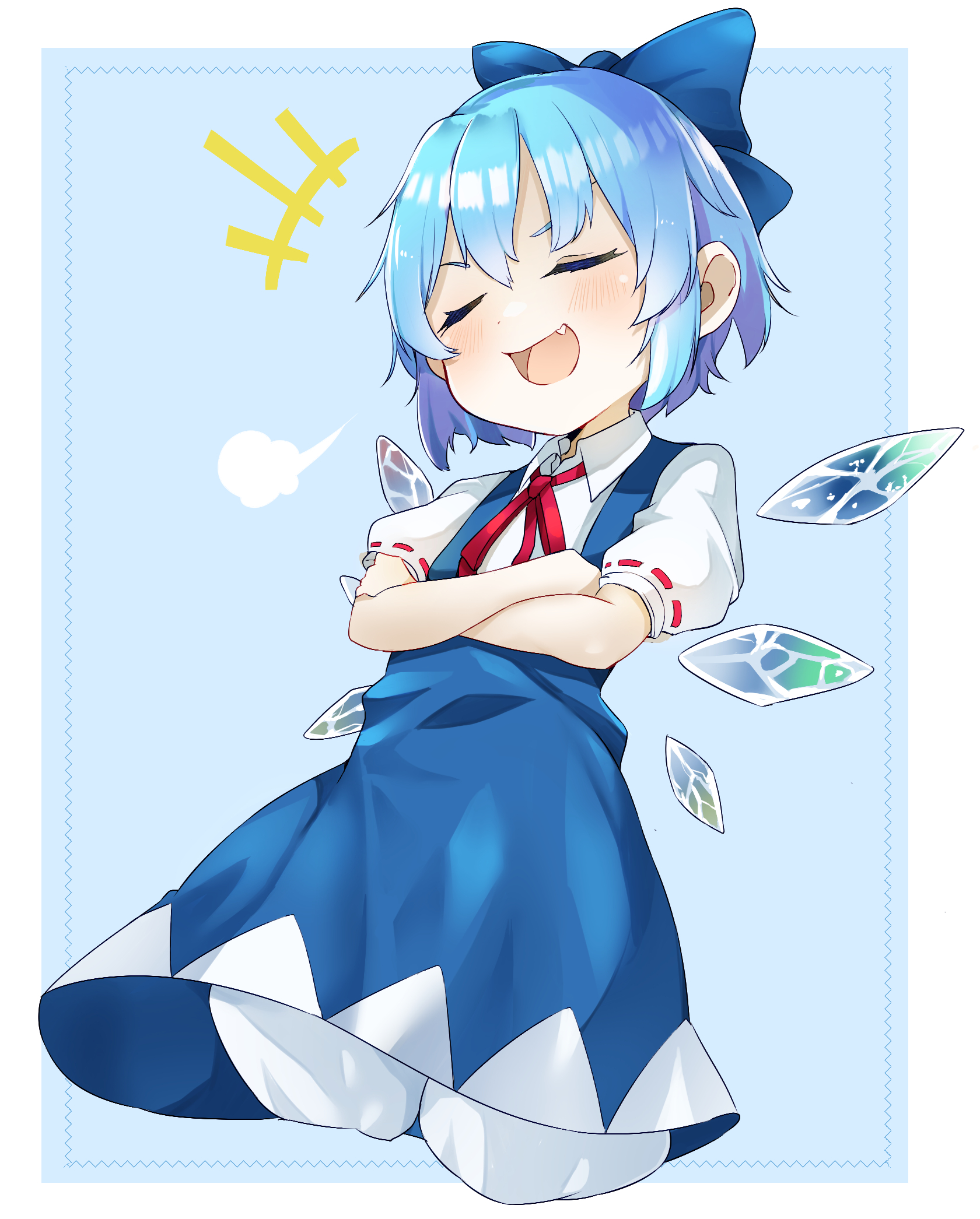 Smug Cirno [Touhou] : r/cutelittlefangs