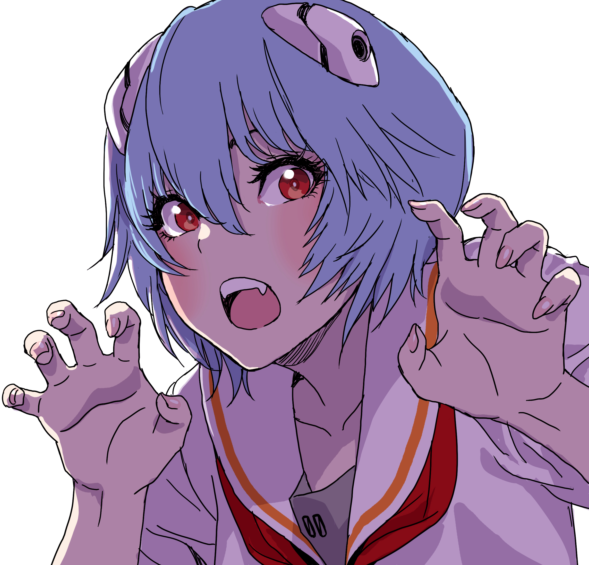 evangelion rei smile