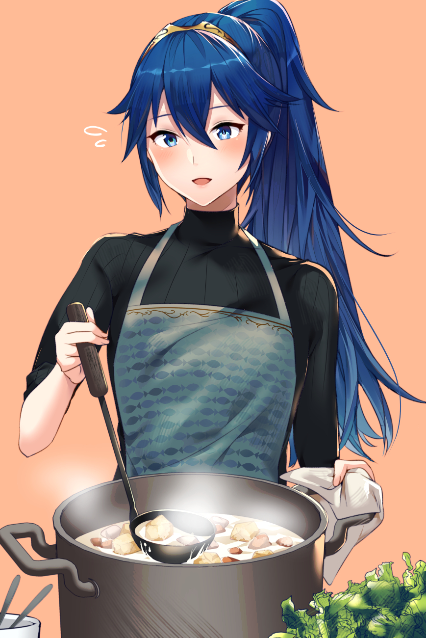 Cooking with Lucina. [Fire Emblem]