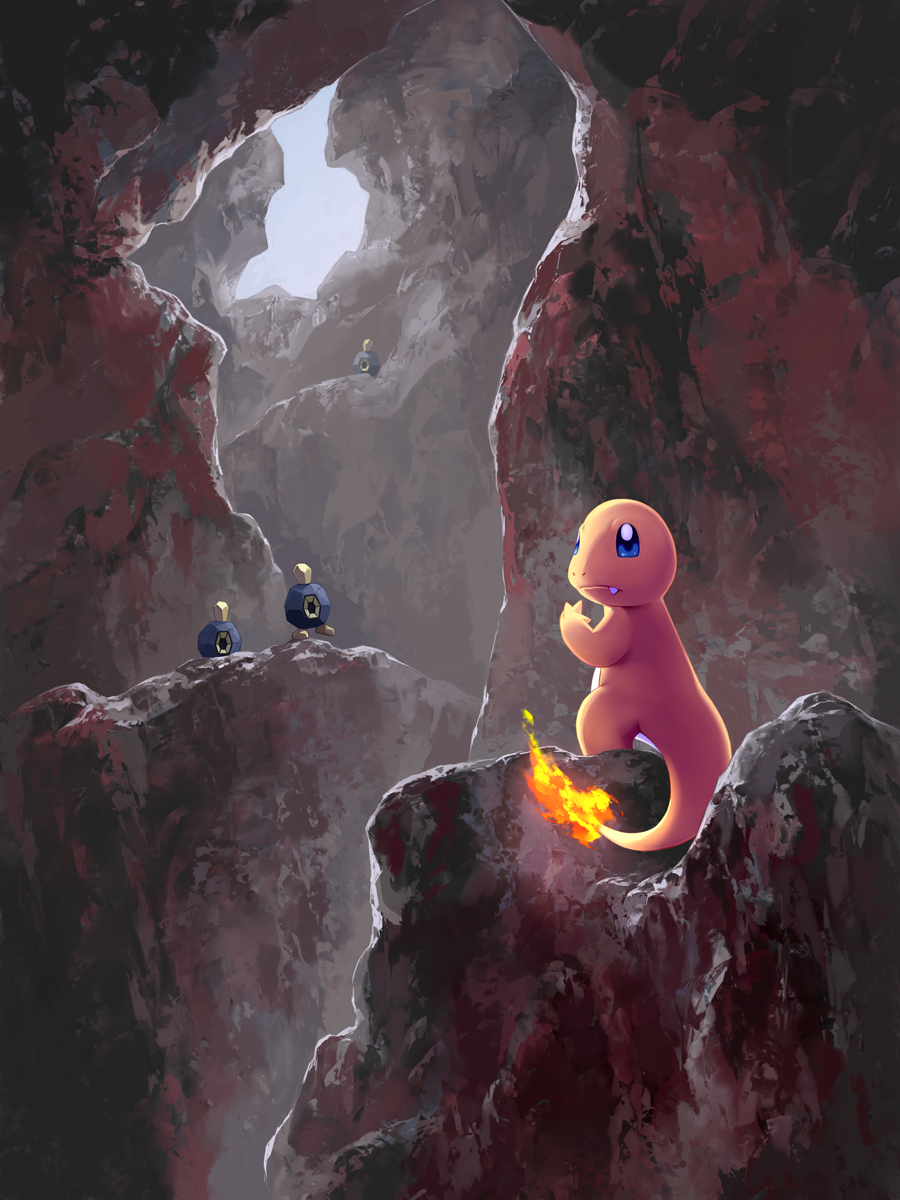 Charmander in a cave [mk] : r/ImaginaryKanto