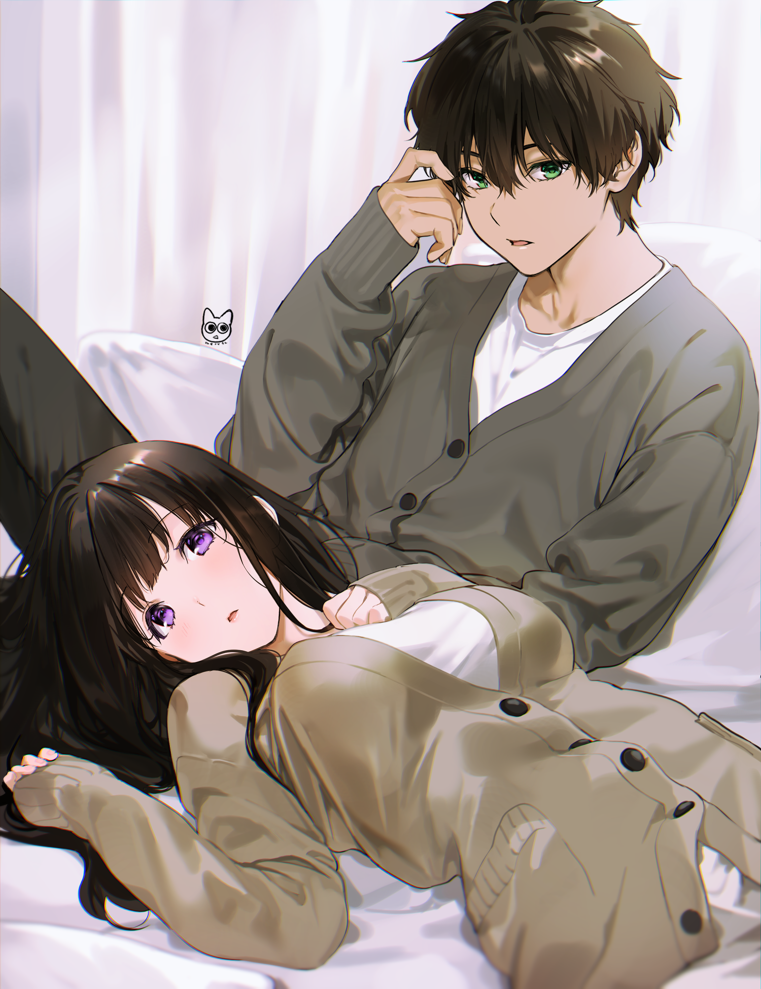 Casual Chitanda and Oreki [Hyouka]