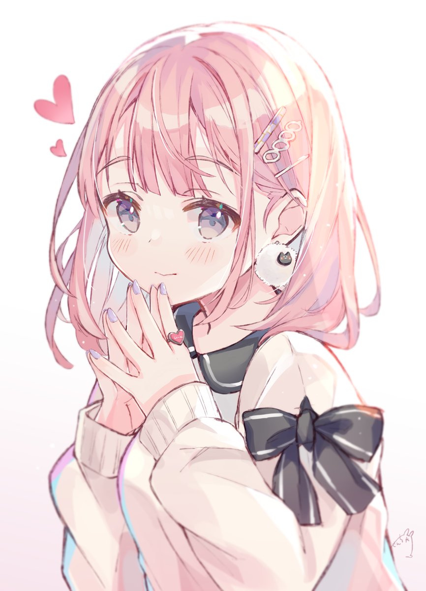 Pastel Pink Hair [Original] : r/awwnime