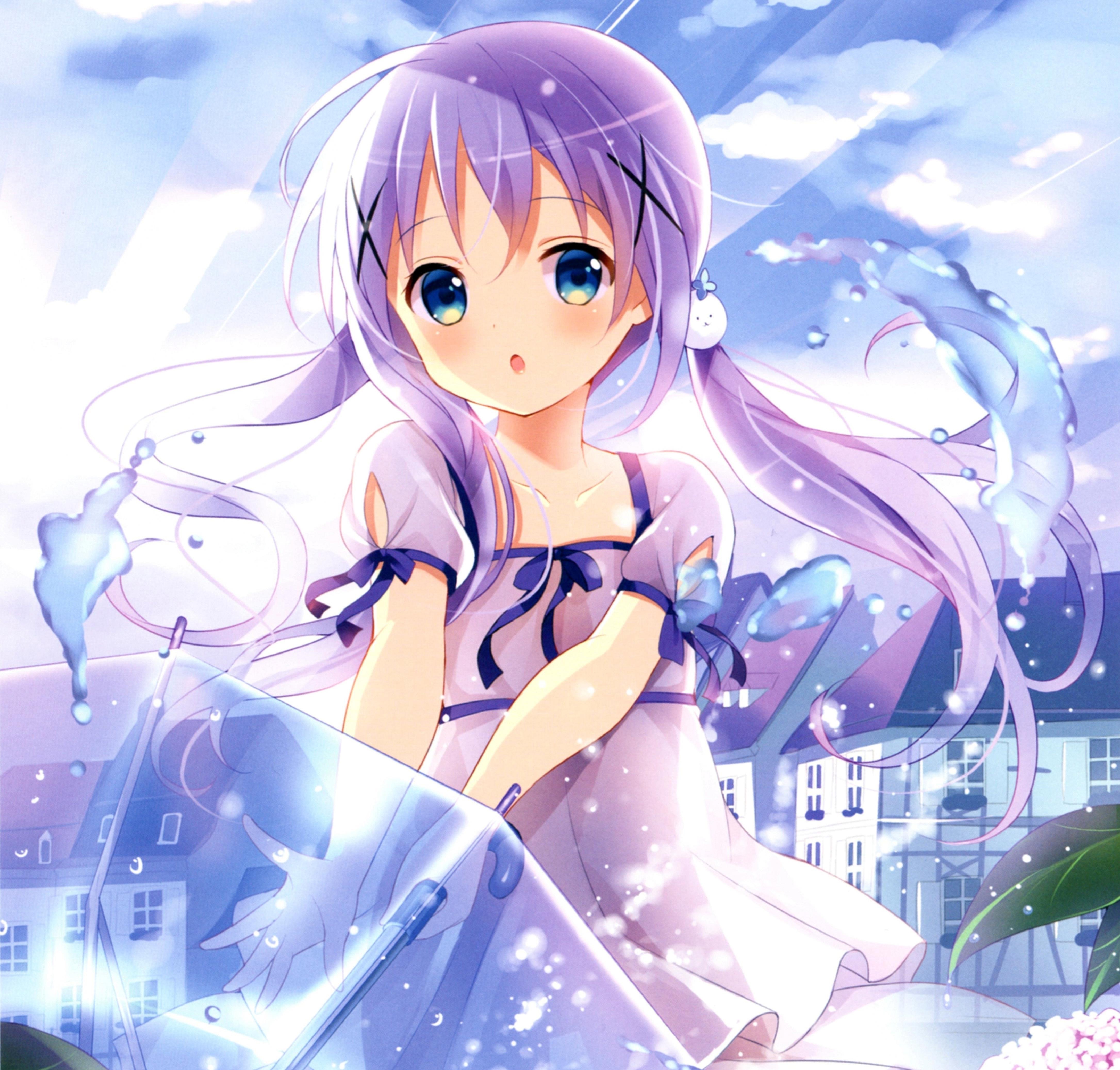 Rainy day [GochiUsa] : r/awwnime