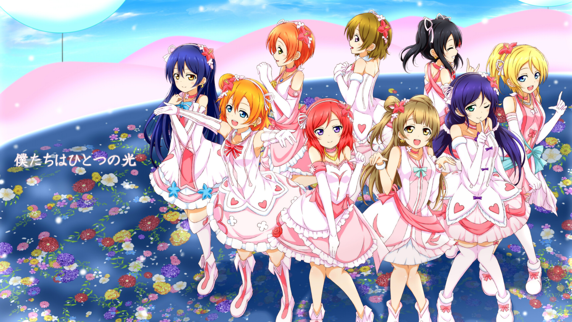1920x1080 We Are One Light Love Live Animewallpaper