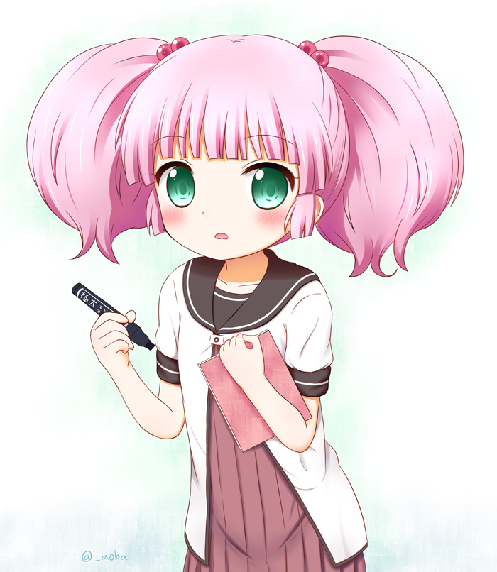 How about some Chinatsu art? [Yuru Yuri] : r/awwnime