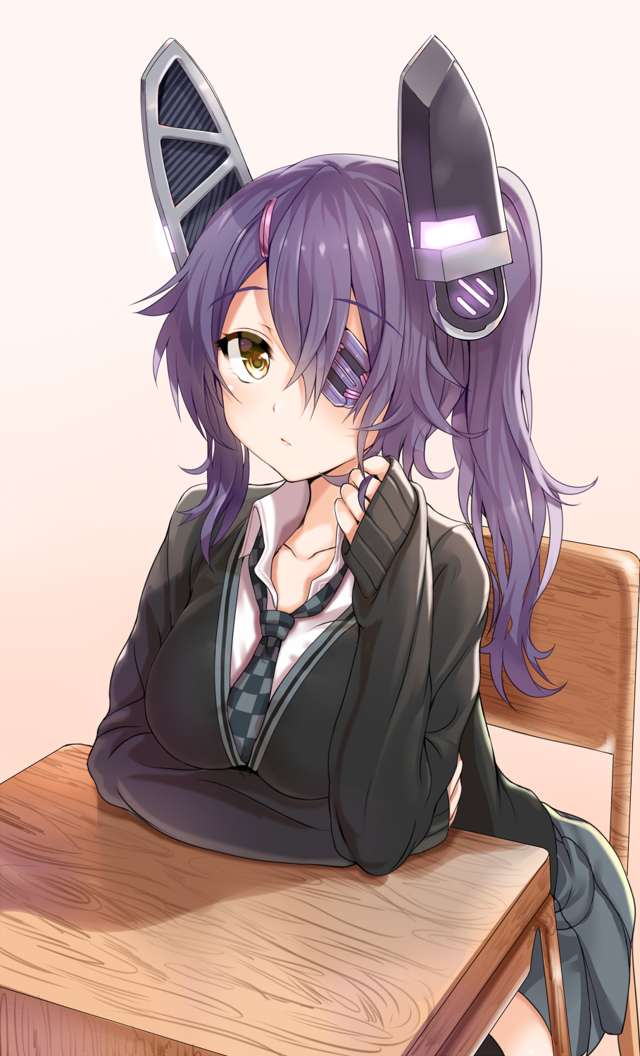 Tenryuu In A Side Ponytail Is Too Cute Kantai Collection Awwnime