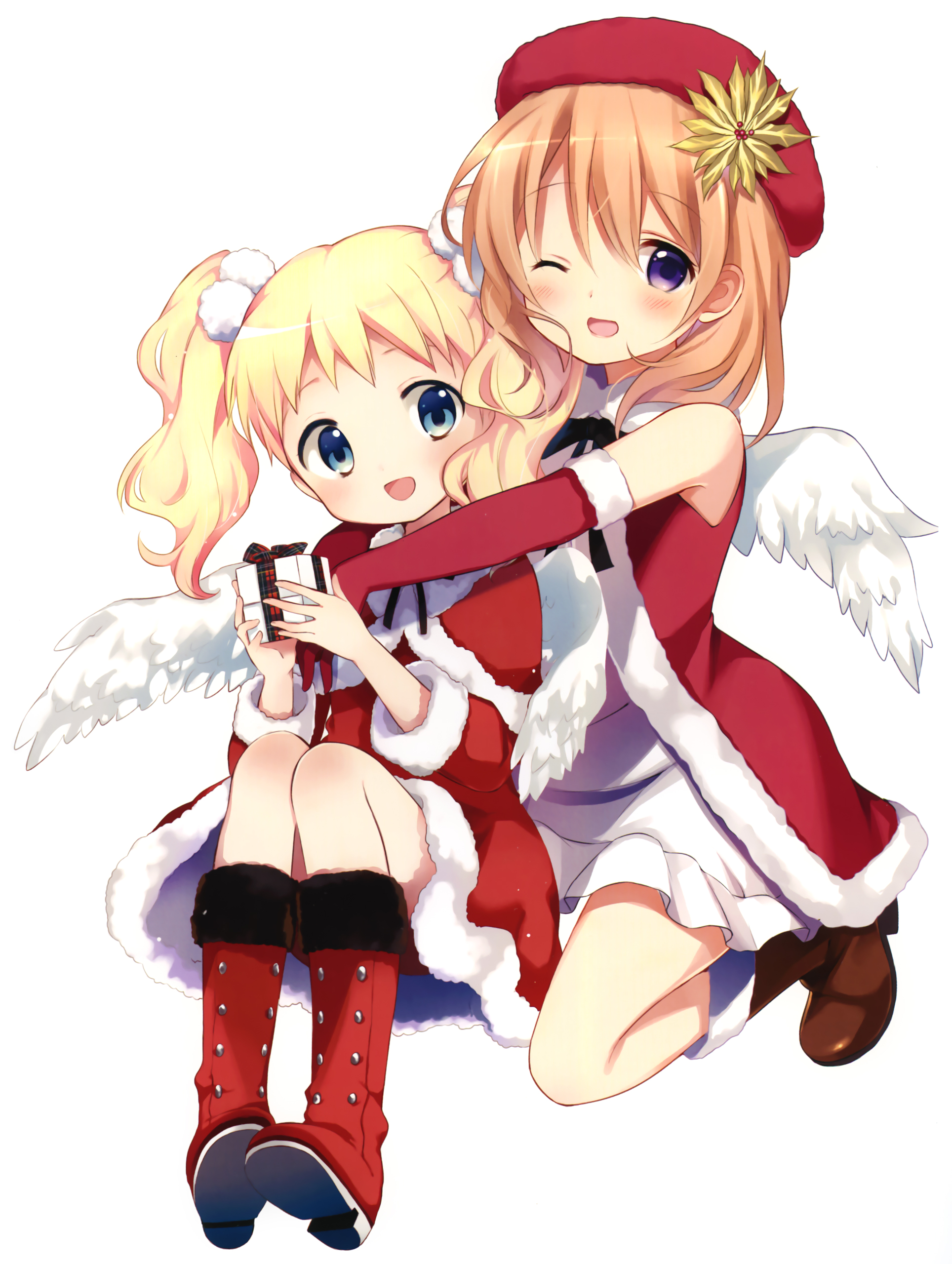 Can you handle this crossover ? [Kiniro Mosaic x Gochuumon wa Usagi Desu ka?]  : r/awwnime