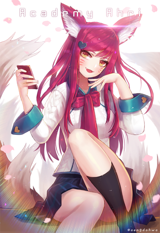 Academy Ahri League Of Legends Rawwnime