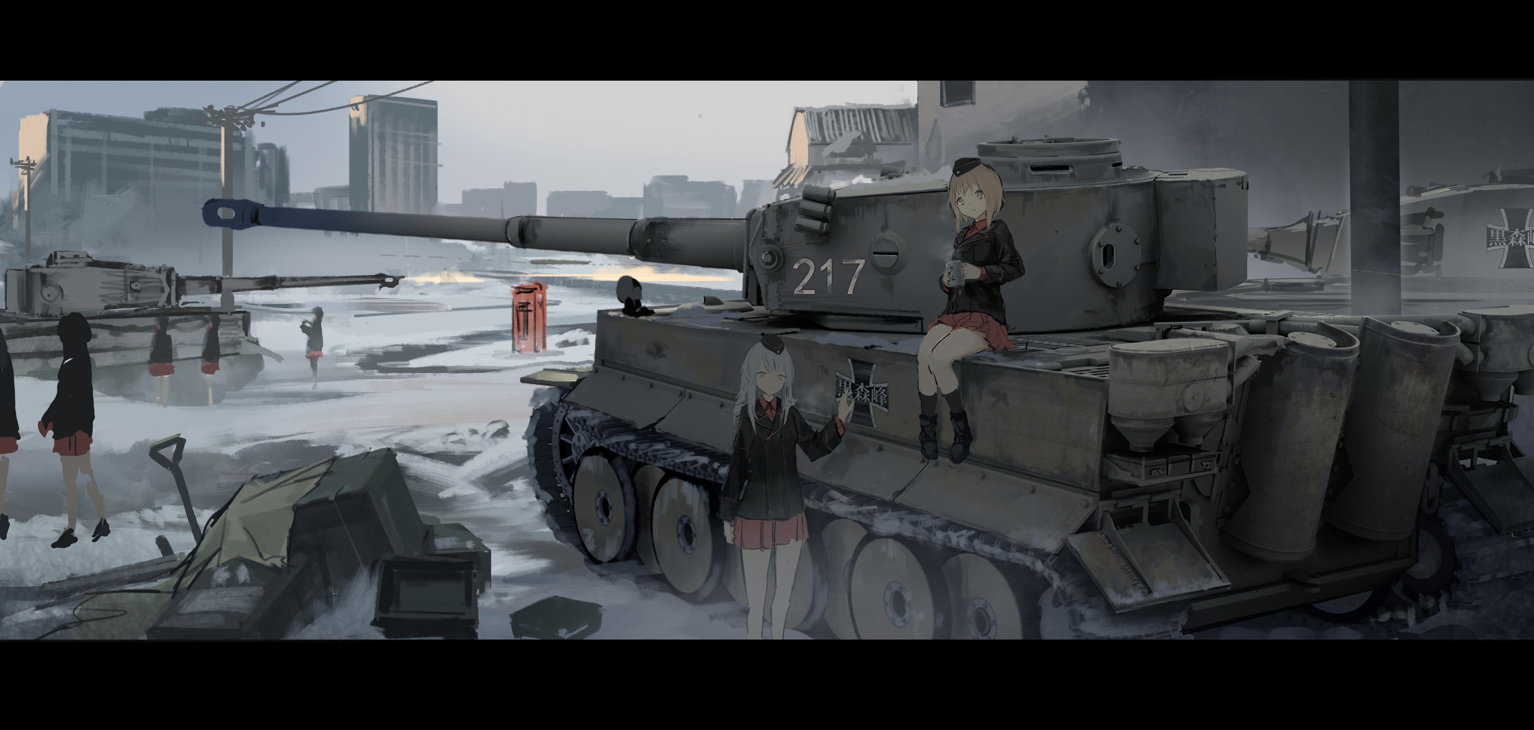 Box tanks. [Girls und Panzer] r/Gunime