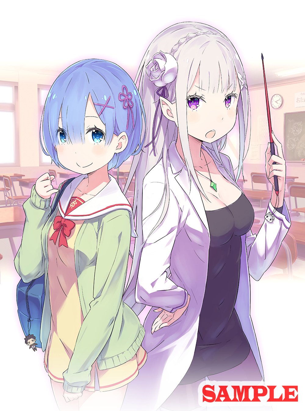 Rem and Emilia at school [ReZero] r/awwnime