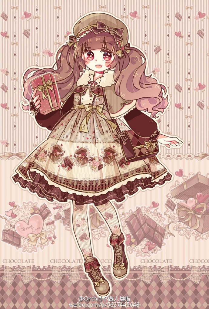 Chocolate Theme [Original] : r/awwnime