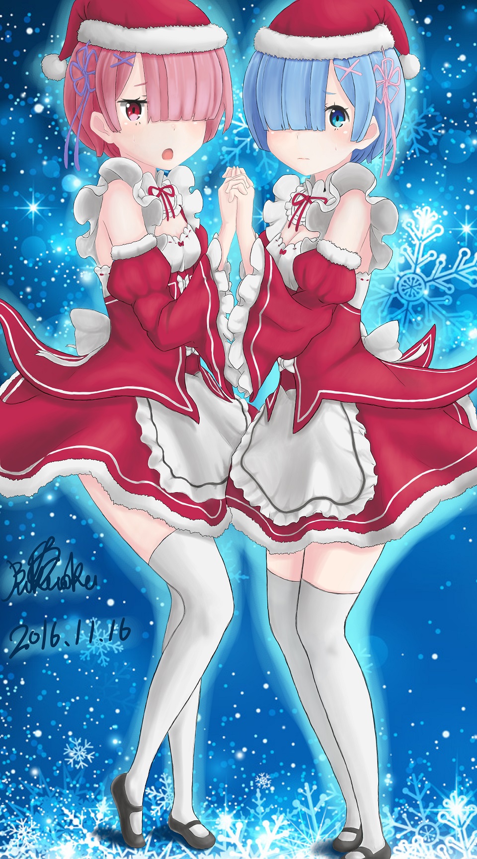 Santa Rem & Santa Ram [Re Zero] r/awwnime