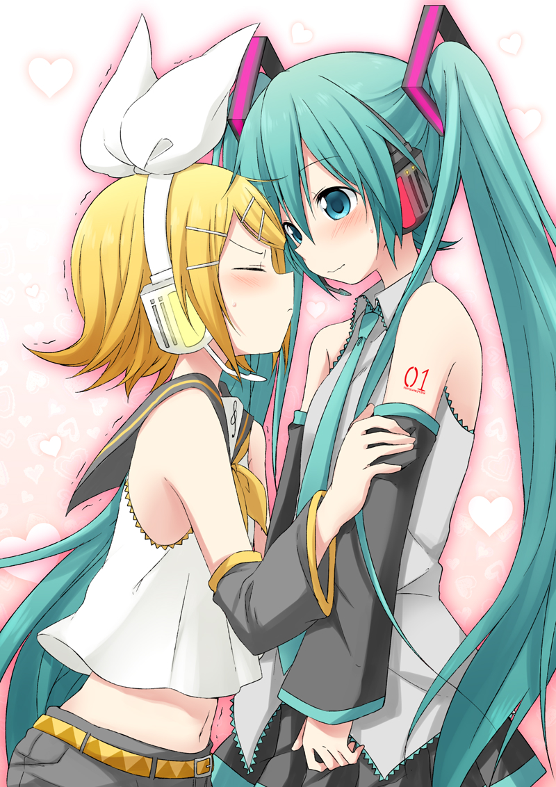 Nervous [Hatsune Miku & Kagamine Rin, Vocaloid] : r/awwnime