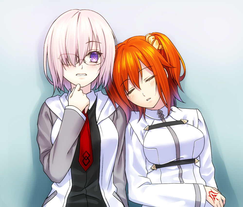 That One Moment When Senpai is Sleeping on your Shoulder [Fate/Grand ...