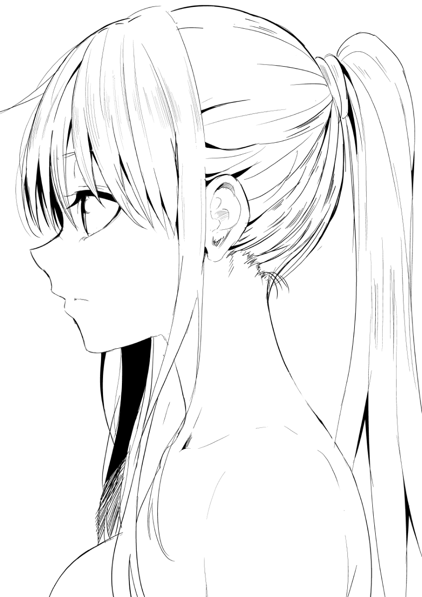 Anime Side Profile Looking Up Reference imgegg