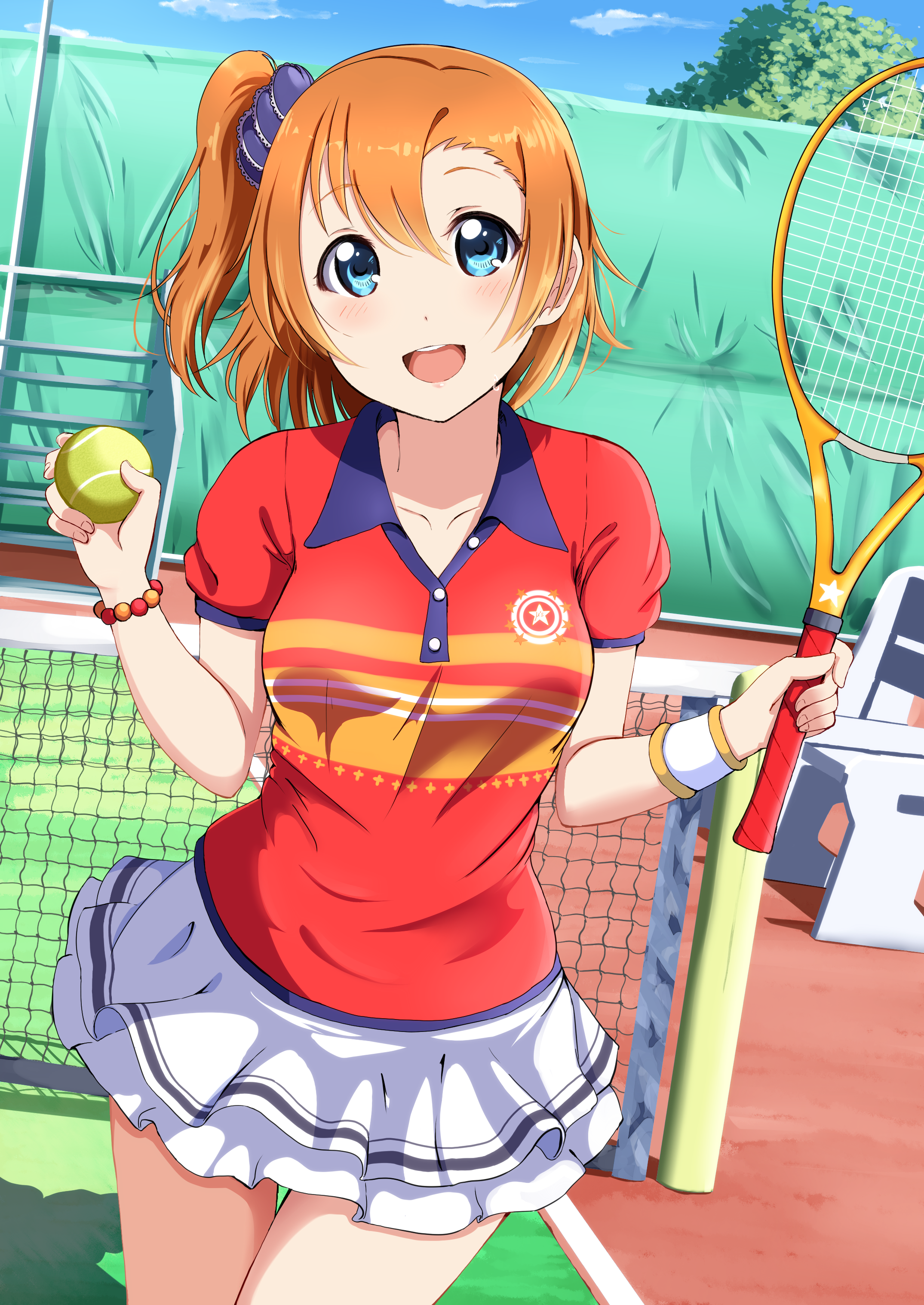 Honoka, the tennis player Love Live! School Idol Project r/awwnime